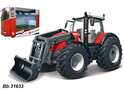 Bburago 10cm Farmtraktor Massey Ferguson 87405 mit Frontlader
