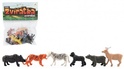 Animaux mini safari ZOO plastique 5-6cm 12pcs dans un sac