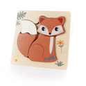 Drevené puzzle malé, Fox