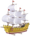 Drvena 3D puzzle Woodcraft Trgovački brod