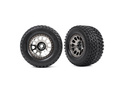 Kolo Traxxas 4.3/5.7", XRT Race disc črn krom, gume Gravix (par)