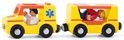 Woody Cars to the track - Krankenwagen, 4-tlg