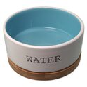 Bowl Dog Fantasy kerámia WATER fehér/kék csészealjjal 13x5,5cm, 400ml