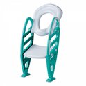 Dolu Escaliers avec siège pour toilettes vertes
