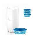 ANGELCARE Poubelle à couches Classic + 1 cassette + cassettes de rechange 3 pcs