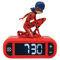 Lexibook Wecker mit 3D-Nachtlicht Miraculous Ladybug
