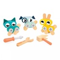 Janod BricoKids Costruzioni in Legno Animali 53 pezzi