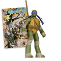 Figurină McFarlane cu comic Teenage Mutant Ninja Turtles Donatello 5in Action
