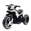 Detská elektrická motorka Baby Mix POLICE biela