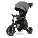 QPLAY Tricycle Comfo Max Grey, 8 en 1, âge 10-72 mois