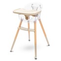Трапезен стол Baby Mix Ingrid wooden beige