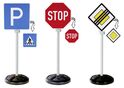 BIG Ensembles de panneaux de signalisation 5pcs hauteur 69cm