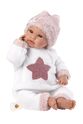 Llorens 63648 NEW BORN - realistická bábika bábätko so zvukmi a mäkkým látkovým telom - 36
