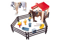 Caballos con valla 2 piezas 14cm