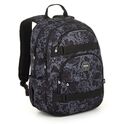 Zaino studentesco con motivo grigio Topgal VIKI 25035
