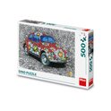 Puzzle Maľovaný VW Chrobák 500 dielikov
