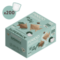 FEEDO Plenice za enkratno uporabo Maxi (od 7 do 14 kg), 200 kosov, mesečni paket