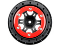 Pro-Line disk 2.2/3.0" Split Six zadný H12 červeno-čierny (2)