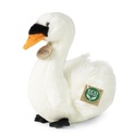 Lebădă pasăre de pluș așezată 23cm ECO-FRIENDLY