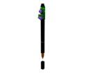 LEGO Botanicals penna gel, nero – fiore viola