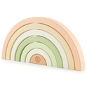 Bieco - Arc-en-ciel en bois pliable - lapin Fine