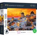 Trefl Prime Puzzle 1500 UFT - Romantischer Sonnenuntergang: Oia, Santorini