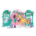 Academia Unicornio pequeño establo con unicornio que cambia de color