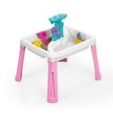 Dolu Spieltisch 3in1, weiß-rosa