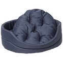 Bed Dog Fantasy ovális párnával sötétkék 48x40x15cm