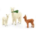 Familia Schleich llama Alpaca