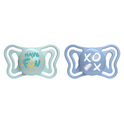 CHICCO Cumis Physio Light szilikon fiú 6-16m, 2 db