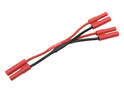 Y кабел паралелен 4.0mm позлатен 14AWG 12cm