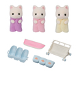 Sylvanian Families Cvetlični mačji trojčki s vozičkom