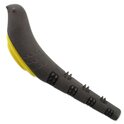 Câine jucărie Pasăre fantezie care fluieră gri-galben 32x8,9x6cm