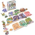 KukiKuk 80056 - Velké puzzle loto Výlet do ZOO