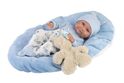 Llorens 73807 Băiat NEW BORN - păpușă realistă cu corp de vinil complet - 40