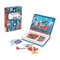Janod Magnetibook Pompiers Livre magnétique pour enfants