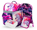 BAAGL 5 SET Zippy Regatul Unicornului: ghiozdan, penar, geantă, plăci, cutie