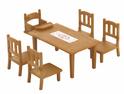 Namještaj Sylvanian Families - stol za blagovanje sa stolicama