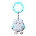 BABYONO Вибрираща играчка на C пръстен сова София синя