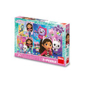 Puzzle Gabby's Dollhouse: Feier 3x55 Teile Brettspiel