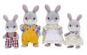 Familia de iepuri gri Sylvanian Families
