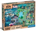 1000 darabos puzzle - Disney térkép 101 dalmát