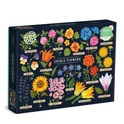 Galison Puzzle Jedlé kvety 1000 dielikov