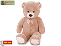 Plush Friends plišasti medvedek 100cm svetlo rjav z mašno