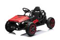 Elektrische Go-Kart SPORT-KART 24V, rot, EVA-Räder, Kunstledersitz, 2 x 50W Motor,