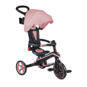 Globber detská trojkolka skladacia 4v1 - Deep Pastel Pink