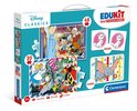 EDUkit - Disney Classics 4в1 (пексесо, 48 + 30 пъзел, 6 кубчета)