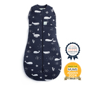 ERGOPOUCH Poviš za povijanje i vreća za spavanje 2u1 Cocoon Whale 0-3 m, 3-6 kg, 2,5 tog