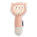 Jouet en peluche pour bébé avec sifflet et anneau de dentition New Baby Lama